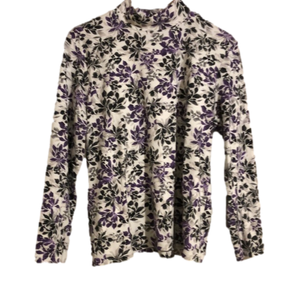 Karen Scott Tops - 3/$25 Karen Scott Top Size XL Floral Pattern
